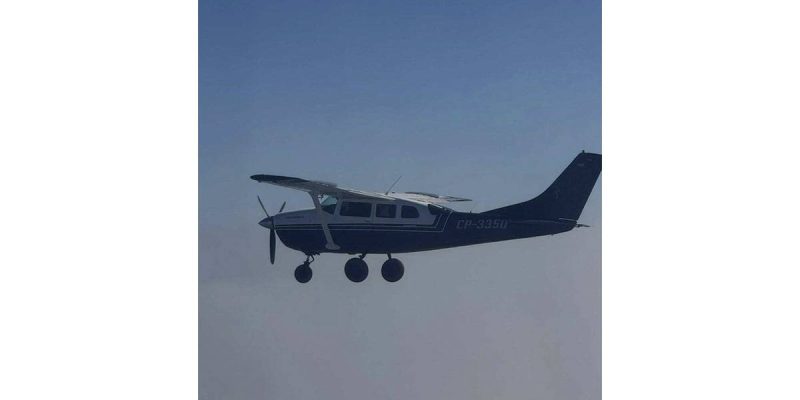 El Cessna intentanto escapar de la FAA.