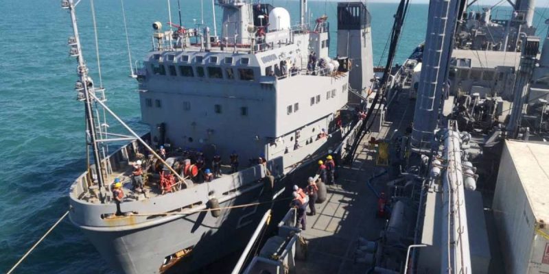 El buque logístico ‘Patagonia’ de la Armada Argentina (ARA)